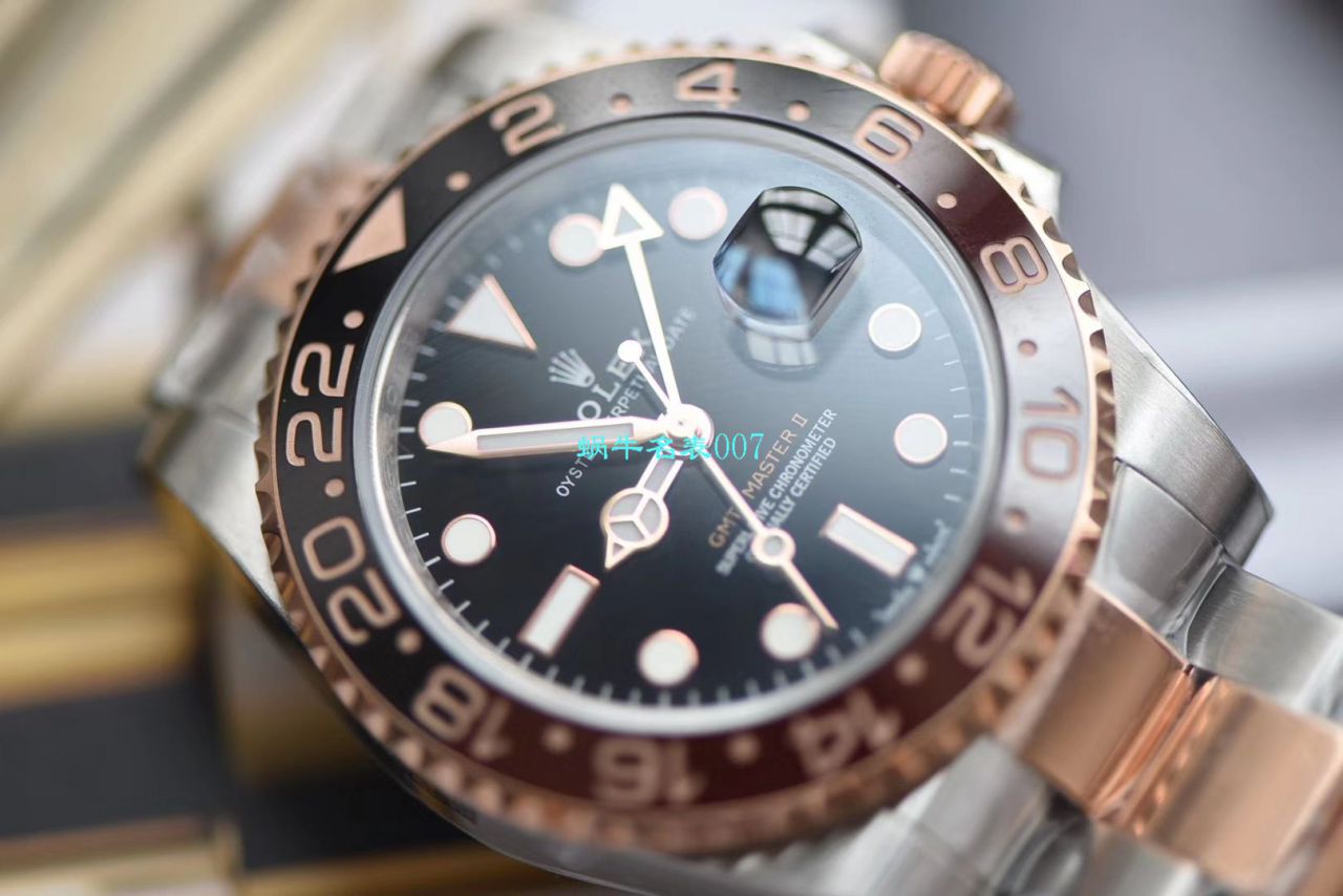 【LF Factory  Perfect  High quality  Replica Watches 】 Rolex  GMT MASTER II彩虹钻系列116758 SAru-78208 wrist watches  / R393