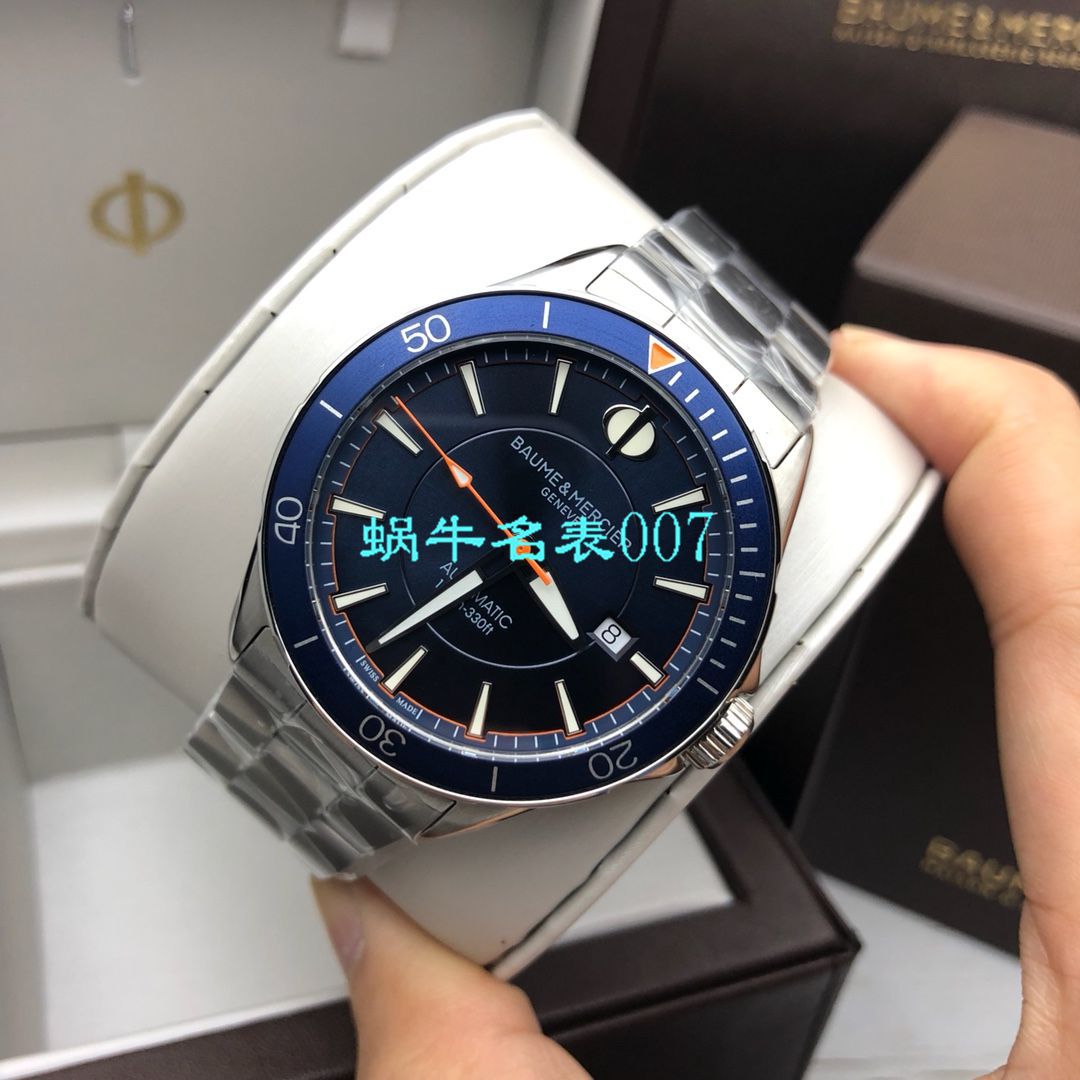 【渠道原单Baume&Mercier】名士表克里顿俱乐部系列M0A10340，10378 wrist watches  / BM07