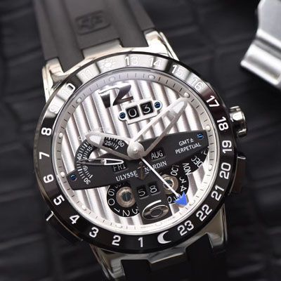【 Video analysis TWA Factory Ulysse Nardin Replica Copy  Watches 】 Ulysse Nardin 表复杂功能万年历 wrist watches 系列 329-00-3 wrist watches 