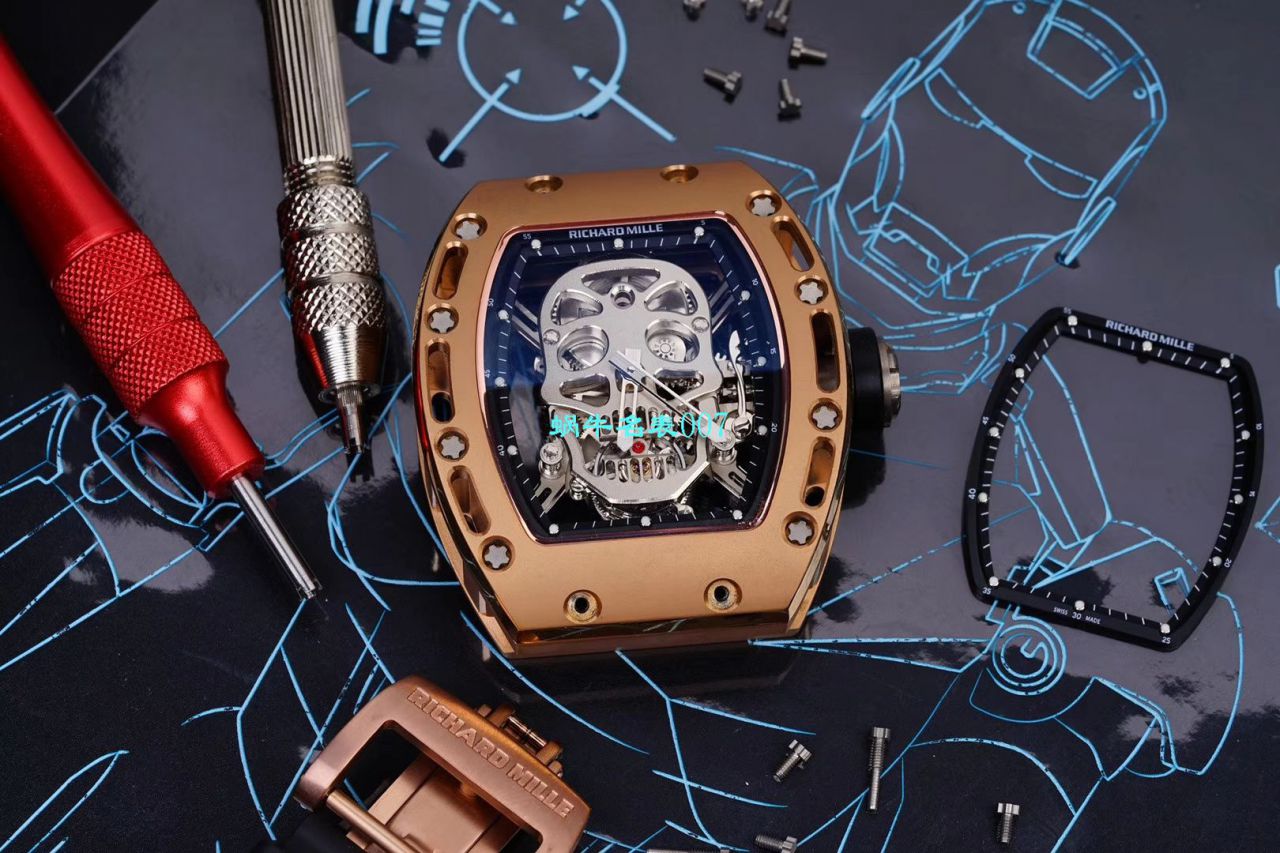 【 Video analysis EUR Factory Richard Mille仿表价格 top  Replica Copy 】俄罗斯紫金版 RICHARD MILLE 至尊鬼王RM052 / RM052jin