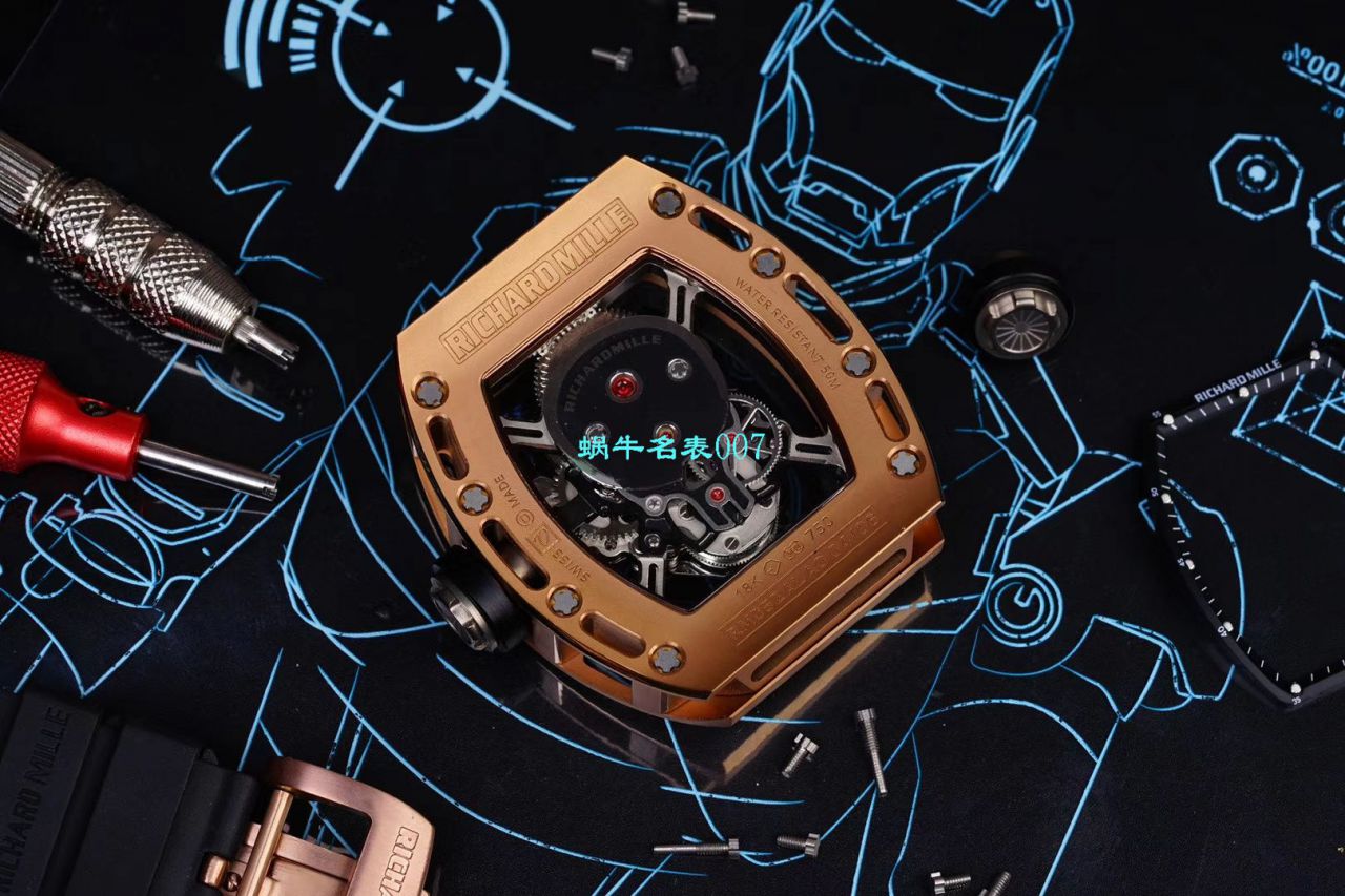 【 Video analysis EUR Factory Richard Mille仿表价格 top  Replica Copy 】俄罗斯紫金版 RICHARD MILLE 至尊鬼王RM052 / RM052jin