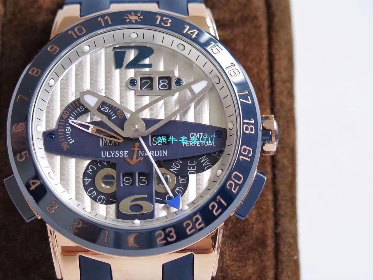 【Ulysse Nardin Replica Copy  Watches 】TWA Factory  Ulysse Nardin 复杂功能系列326-00-3 wrist watches  / YD020