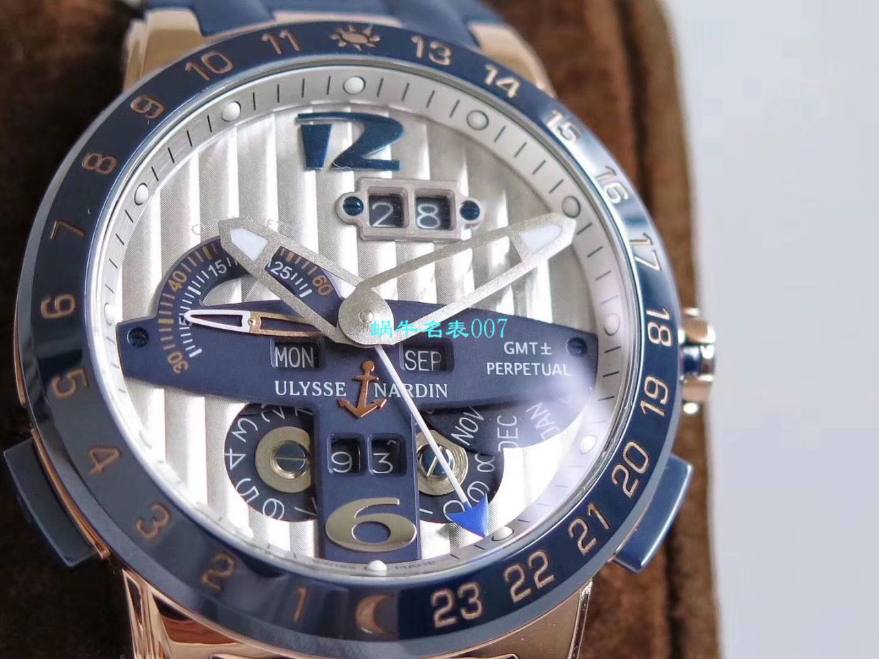 【Ulysse Nardin Replica Copy  Watches 】TWA Factory  Ulysse Nardin 复杂功能系列326-00-3 wrist watches  / YD020
