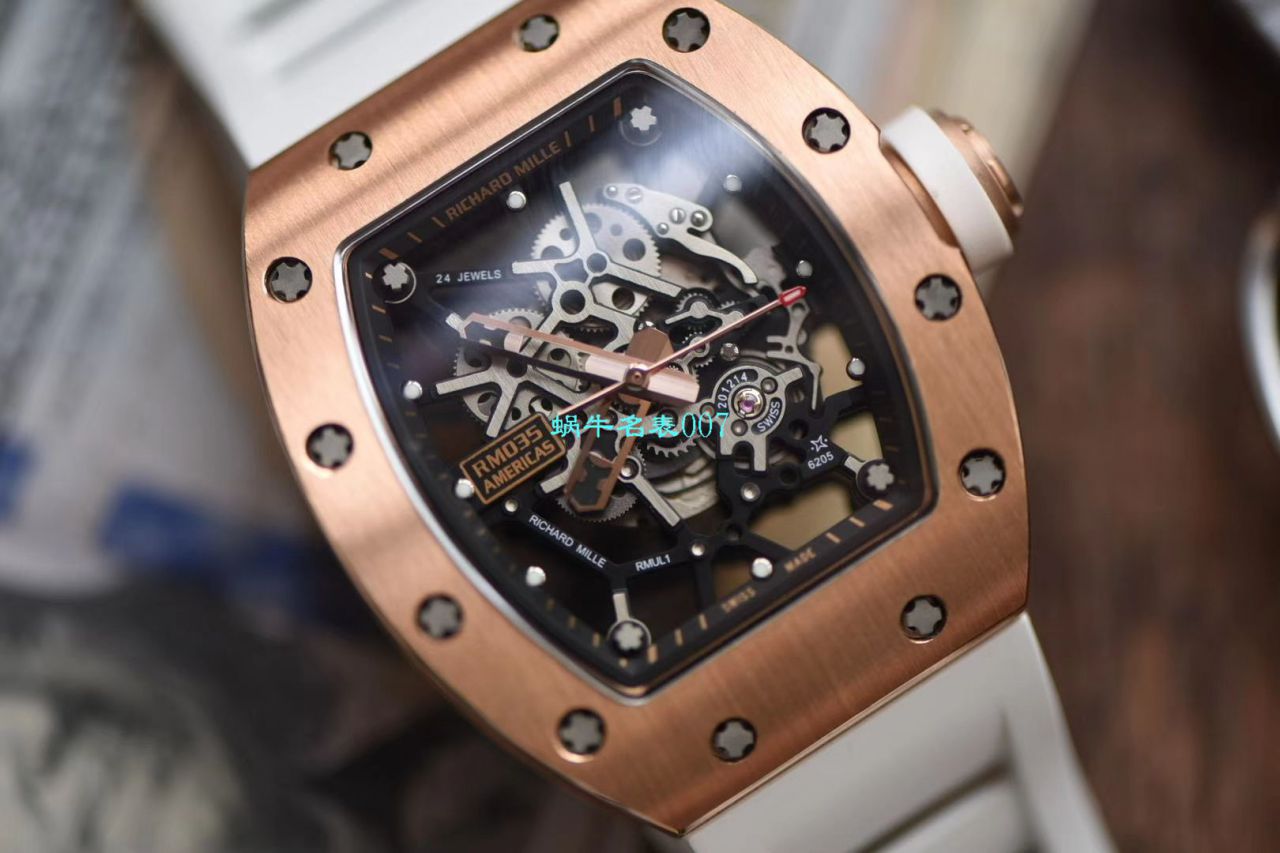 【 Video analysis KV台湾 Factory  Replica Watches 】 RICHARD MILLE RICHARD MILLE RM 035 Americas ＂美国公牛＂纪念版 / KV035GNIU