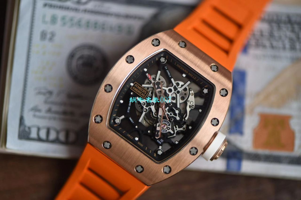 【 Video analysis KV台湾 Factory  Replica Watches 】 RICHARD MILLE RICHARD MILLE RM 035 Americas ＂美国公牛＂纪念版 / KV035GNIU