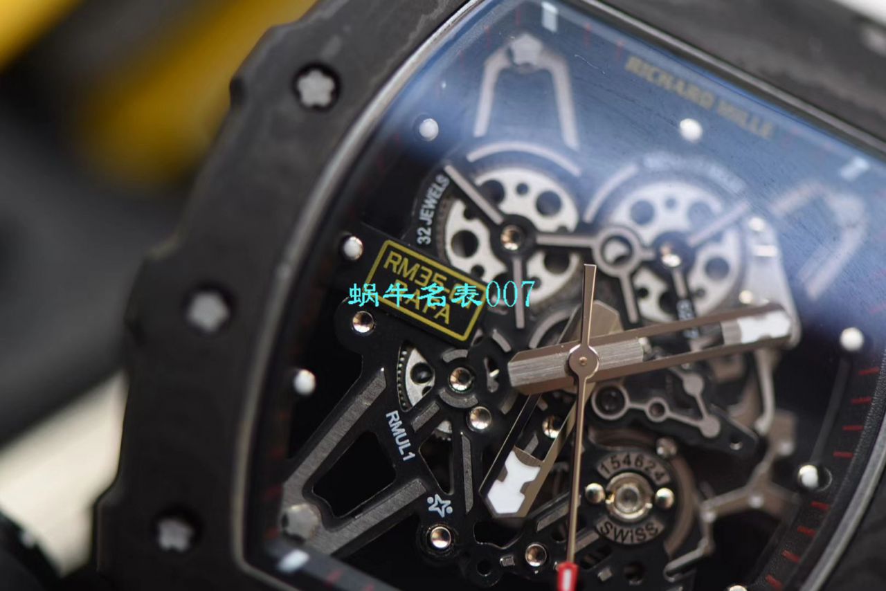 【 Video analysis NT Factory 升级版 Replica Watches 】 RICHARD MILLE Richard Mille男士系列RM 35-02 wrist watches  / NT03502V2
