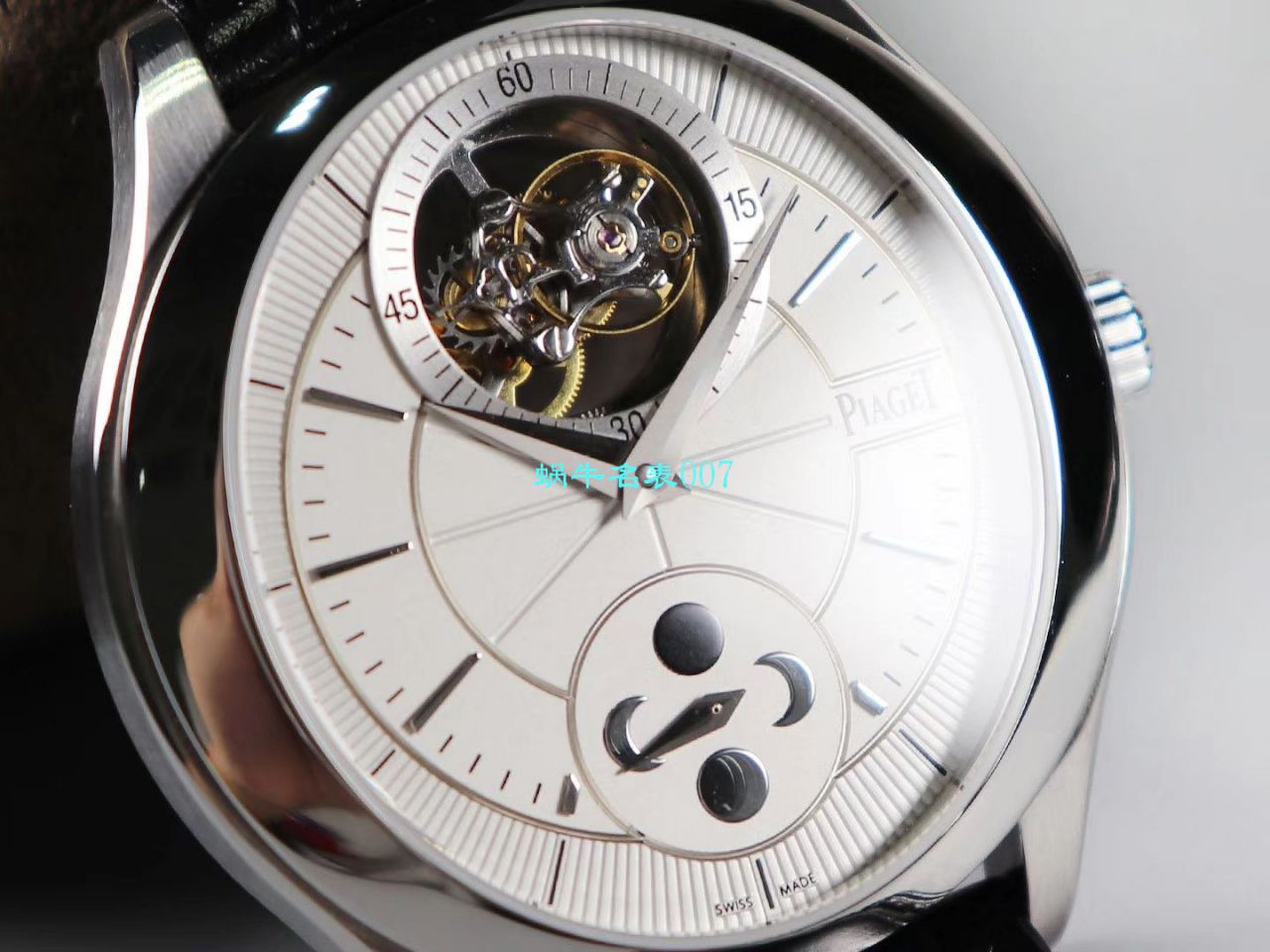 【R8 Factory PIAGET Replica Copy  Watches 】 Piaget BLACK -TIE系列G0A37115,G0A38114 Tourbillon  wrist watches  / PT021