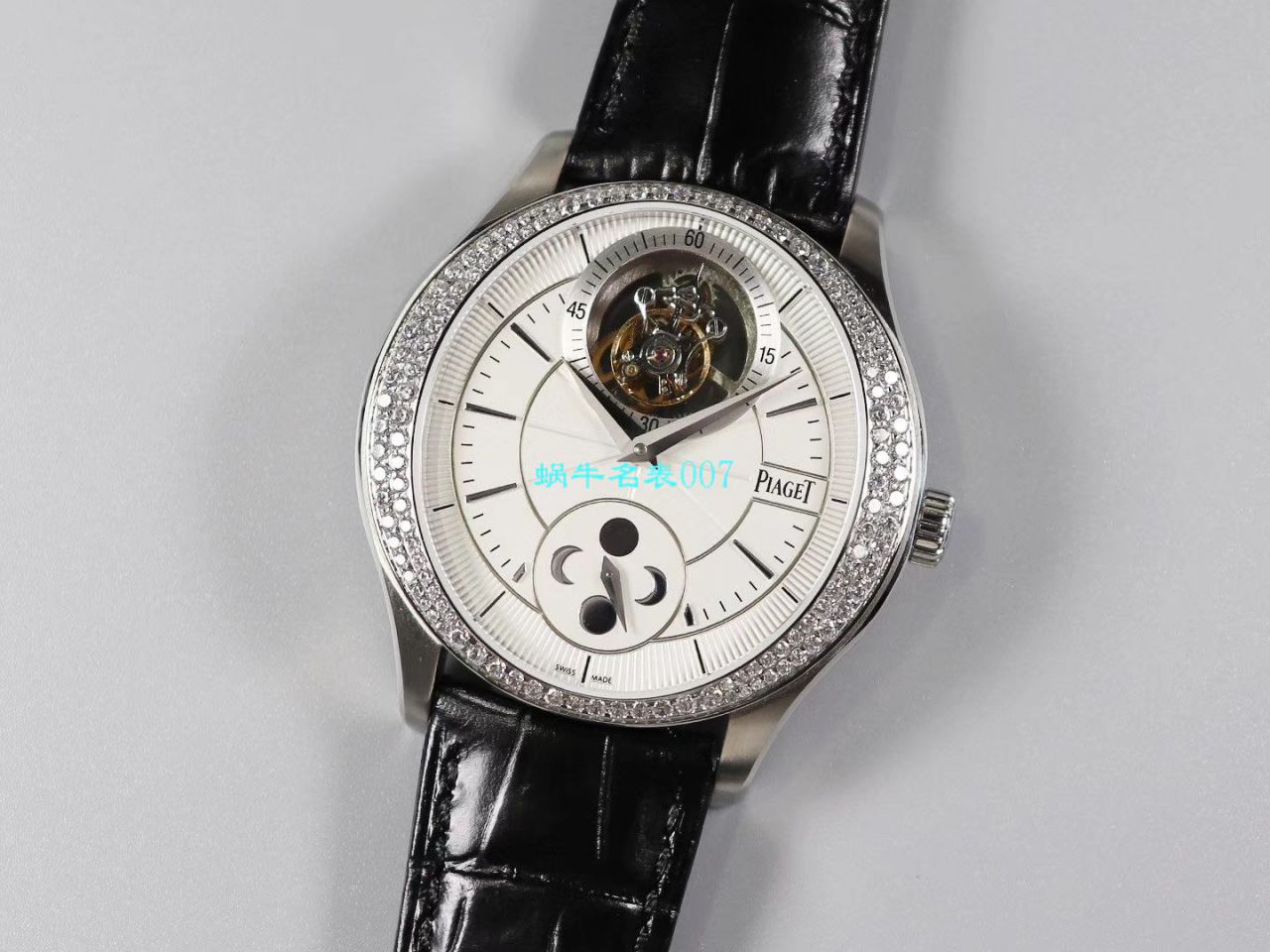 【R8 Factory PIAGET Replica Copy  Watches 】 Piaget BLACK -TIE系列G0A37115,G0A38114 Tourbillon  wrist watches  / PT021