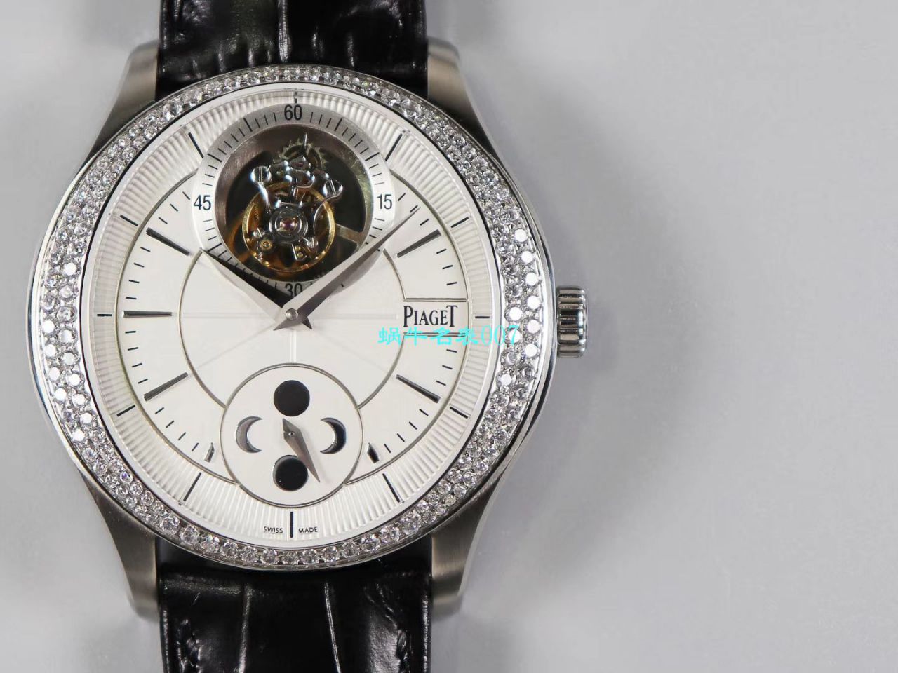 【R8 Factory PIAGET Replica Copy  Watches 】 Piaget BLACK -TIE系列G0A37115,G0A38114 Tourbillon  wrist watches  / PT021