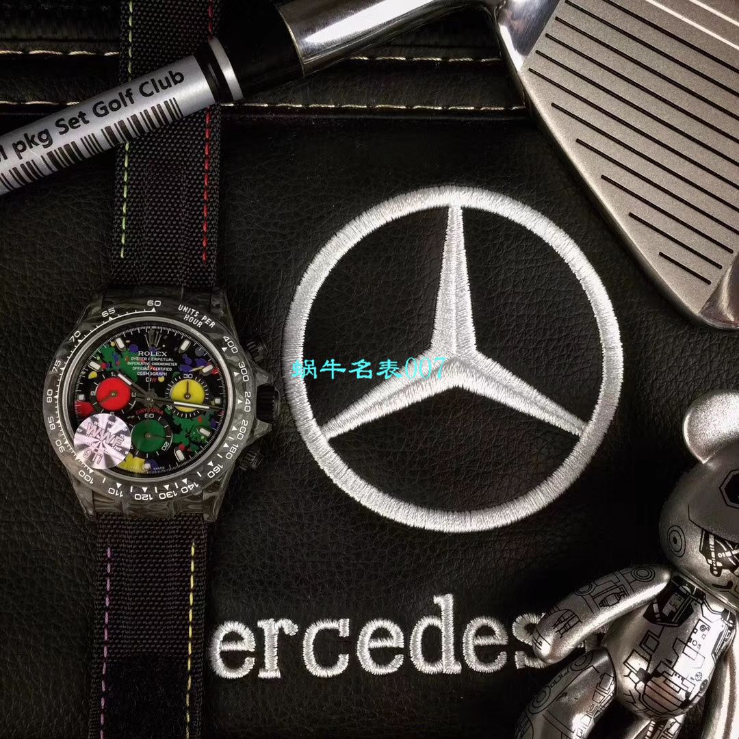 WWF新品发布： carbon fiber  Rolex ROLEX宇宙计时 Ditongna 系列之Diw团队改造版 / R399