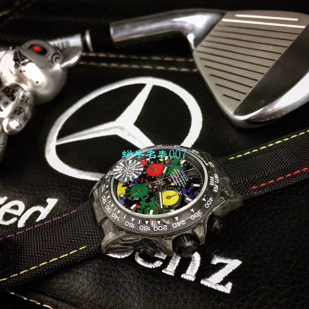 WWF新品发布： carbon fiber  Rolex ROLEX宇宙计时 Ditongna 系列之Diw团队改造版 / R399