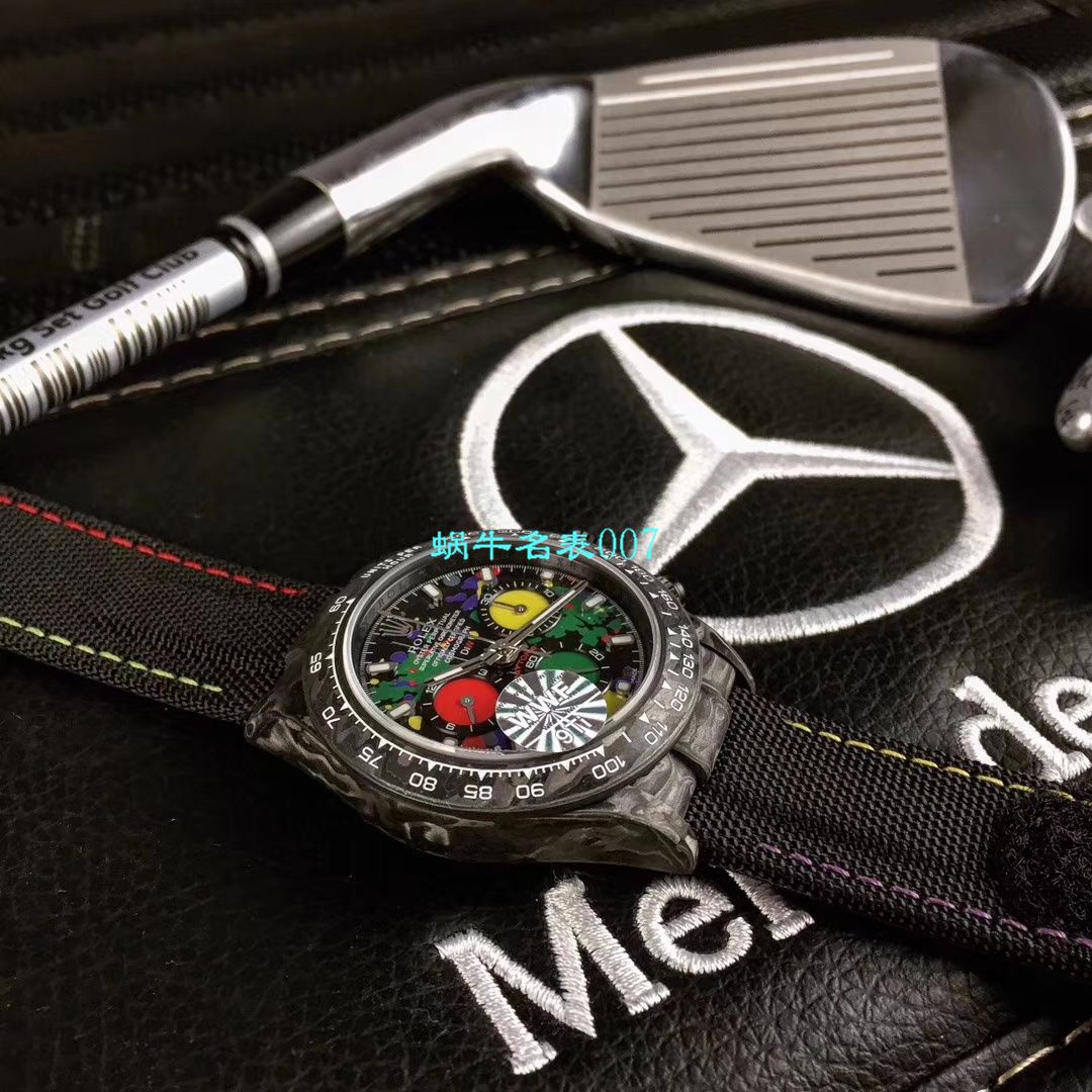 WWF新品发布： carbon fiber  Rolex ROLEX宇宙计时 Ditongna 系列之Diw团队改造版 / R399