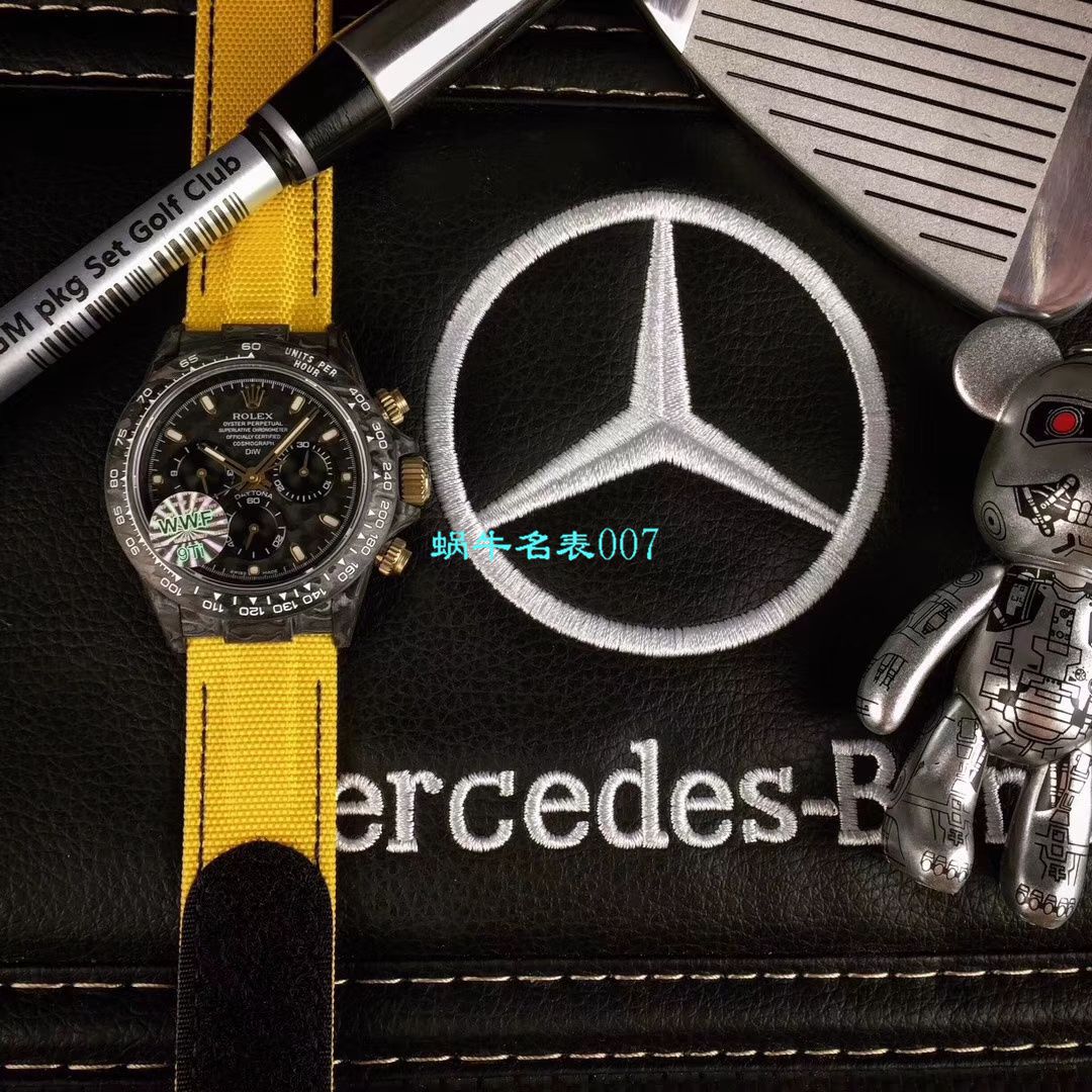 WWF新品发布： carbon fiber  Rolex ROLEX宇宙计时 Ditongna 系列之Diw团队改造版 / R399