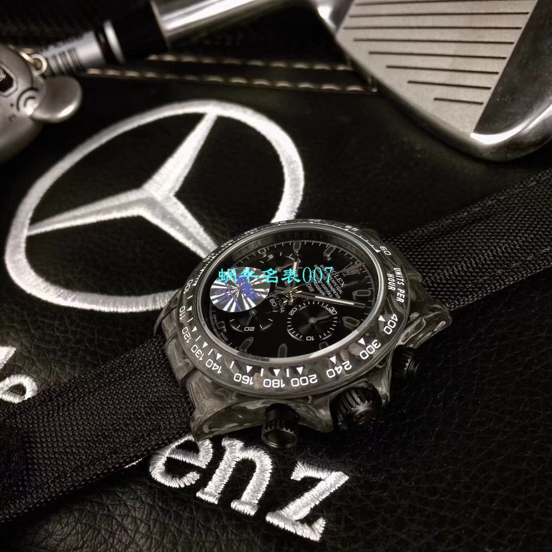 WWF新品发布： carbon fiber  Rolex ROLEX宇宙计时 Ditongna 系列之Diw团队改造版 / R399