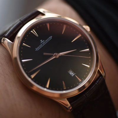 【ZF Factory  top  Replica Copy  Watches 】 Jaeger-LeCoultre 超薄日历大师系列128255J wrist watches 