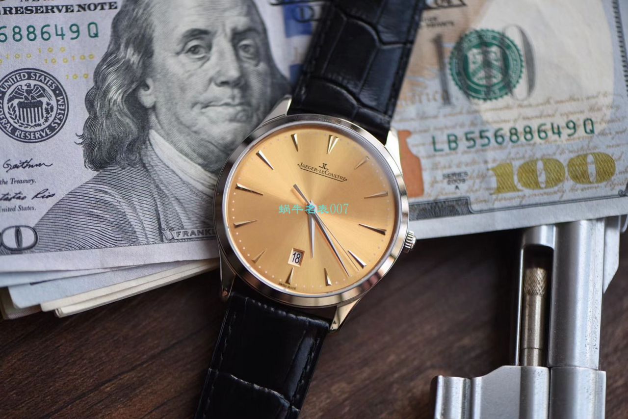 【ZF Factory  High quality  Knockoff  Watches 】 Jaeger-LeCoultre 超薄日历大师系列1288430 wrist watches  / JJ161