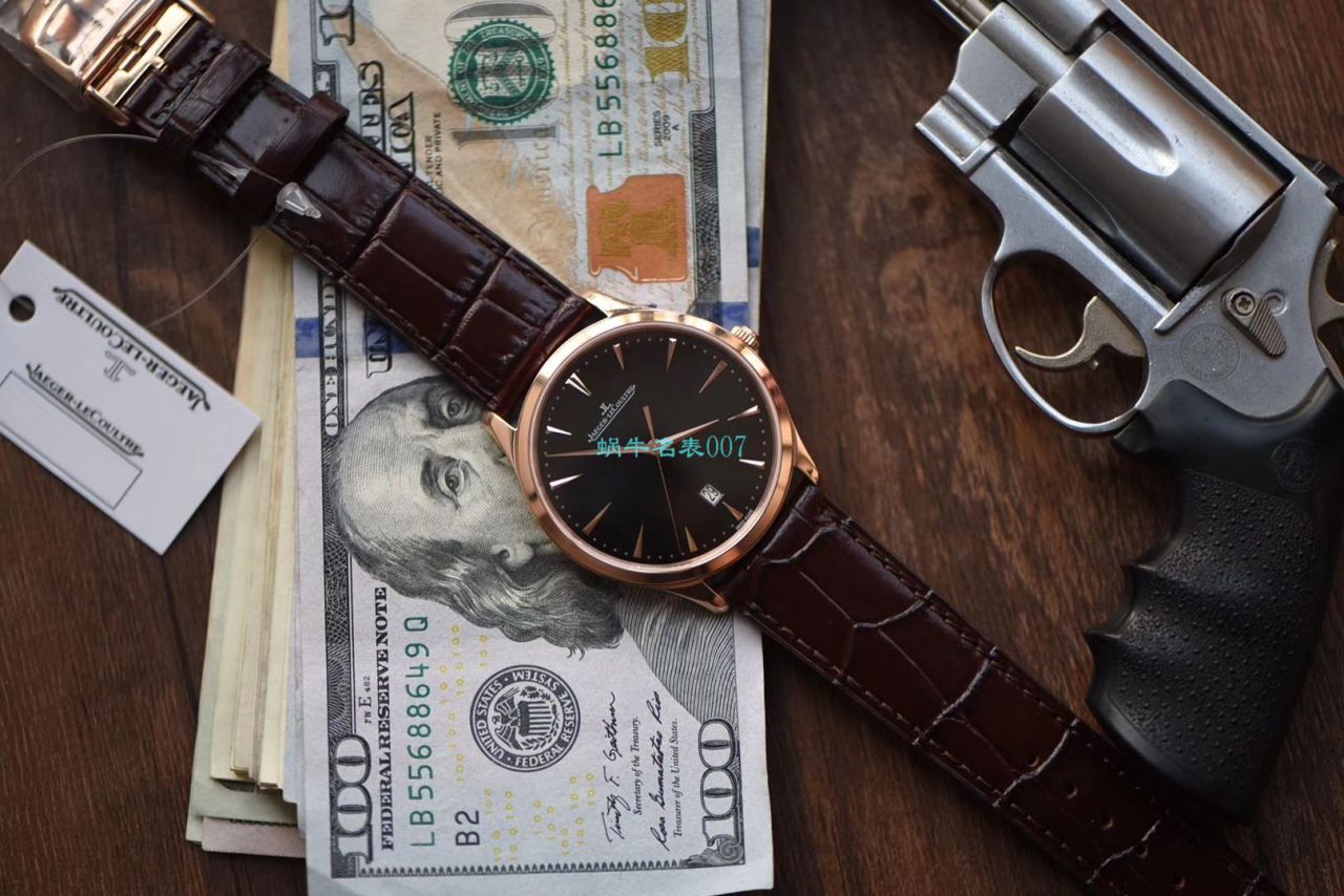 【ZF Factory  top  Replica Copy  Watches 】 Jaeger-LeCoultre 超薄日历大师系列128255J wrist watches  / JJ160