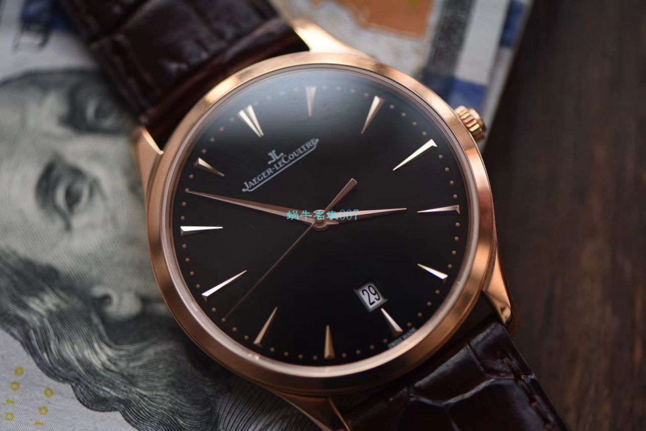 【ZF Factory  top  Replica Copy  Watches 】 Jaeger-LeCoultre 超薄日历大师系列128255J wrist watches  / JJ160