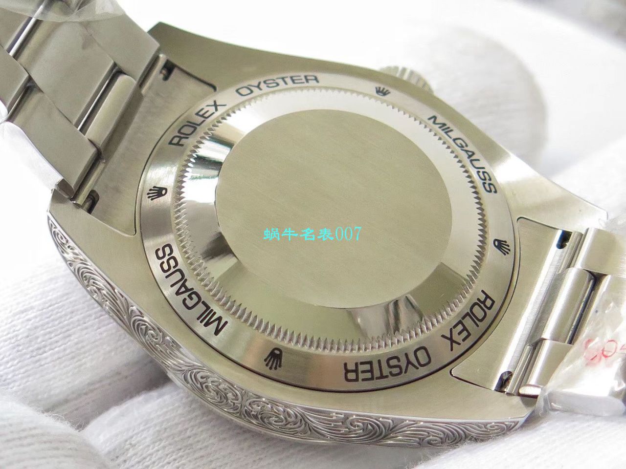 DJ创新之作，以 Rolex Milgauss为雏形配合业内最顶尖的篆刻手艺，ROLEX Milgauss雕花纹身 wrist watches  / R501