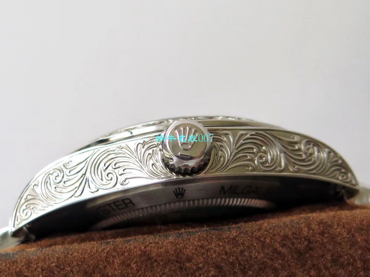 DJ创新之作，以 Rolex Milgauss为雏形配合业内最顶尖的篆刻手艺，ROLEX Milgauss雕花纹身 wrist watches  / R501
