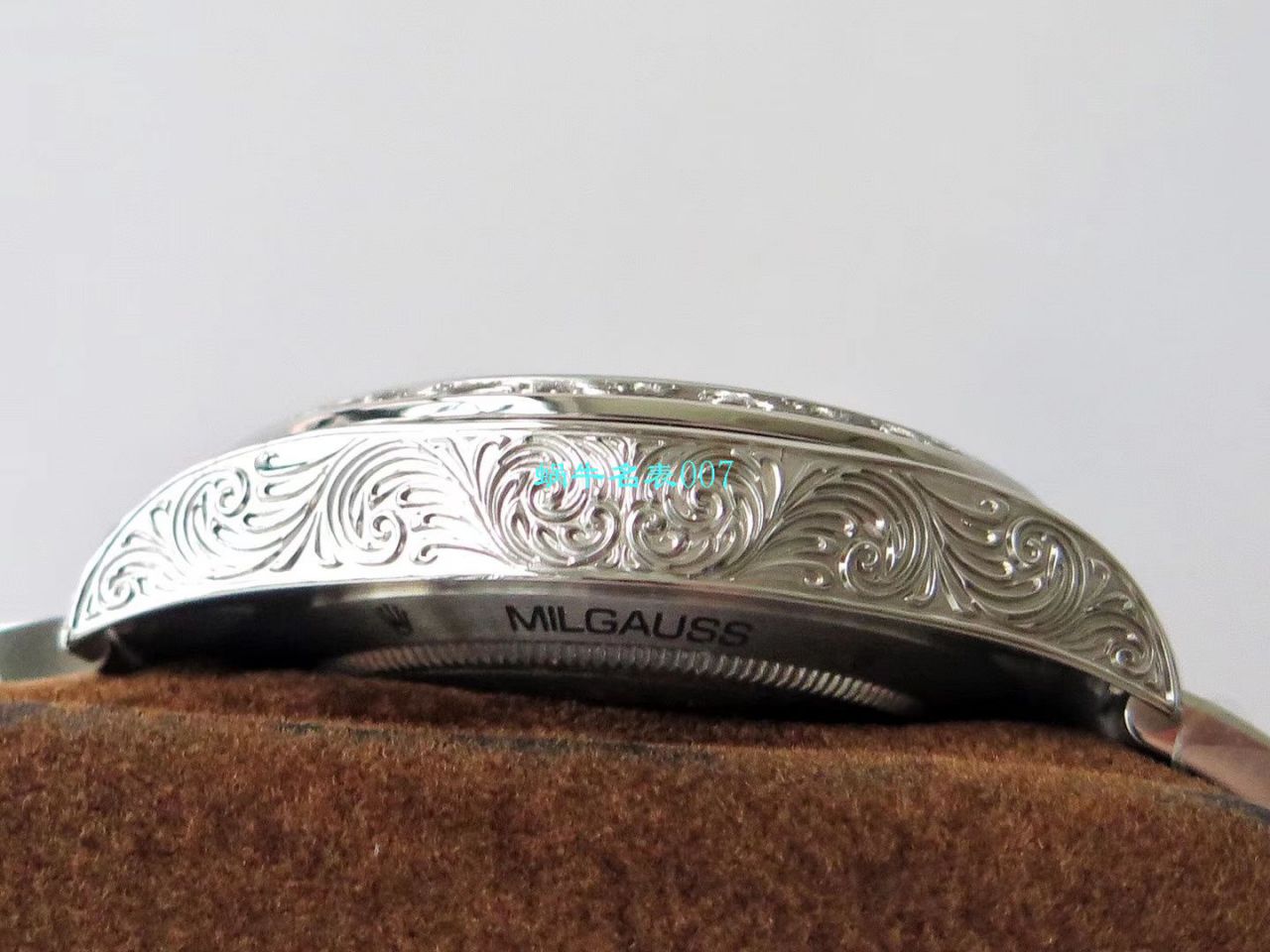 DJ创新之作，以 Rolex Milgauss为雏形配合业内最顶尖的篆刻手艺，ROLEX Milgauss雕花纹身 wrist watches  / R501