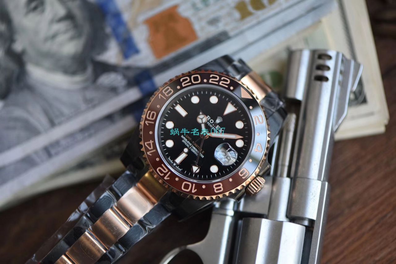 【LF Factory  Perfect  High quality  Replica Watches 】Batman特别全黑版 Rolex  GMT MASTER GMT沙士圈Rolex GMT-Master II M126711chnr-0002 / R503