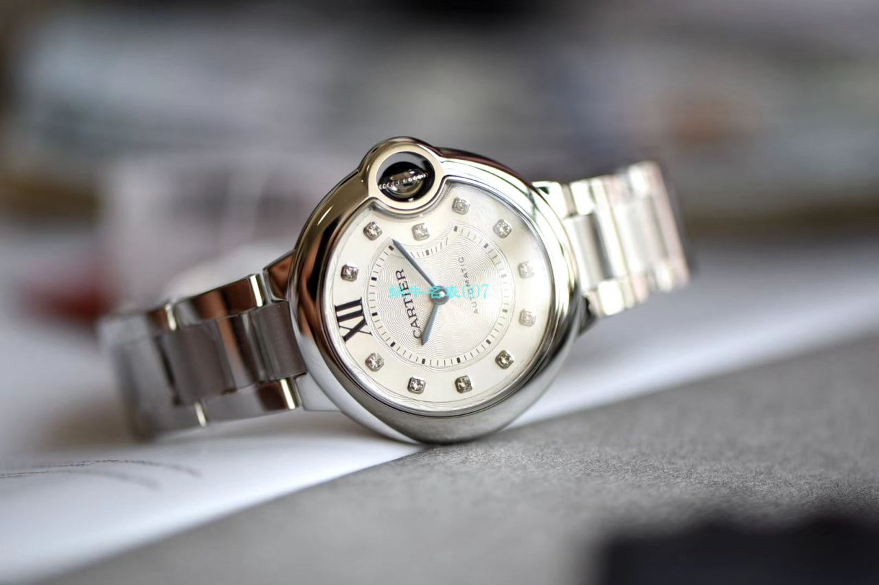 【V6 Factory 最新升级版 top  Replica Copy 女表】 Cartier  蓝气球系列WE902074 wrist watches 33毫米 / K236