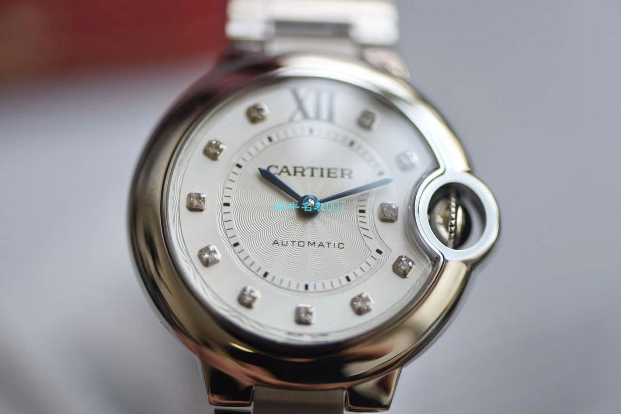 【V6 Factory 最新升级版 top  Replica Copy 女表】 Cartier  蓝气球系列WE902074 wrist watches 33毫米 / K236