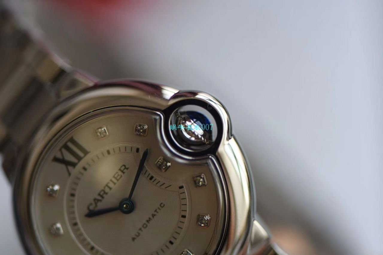 【V6 Factory 最新升级版 top  Replica Copy 女表】 Cartier  蓝气球系列WE902074 wrist watches 33毫米 / K236