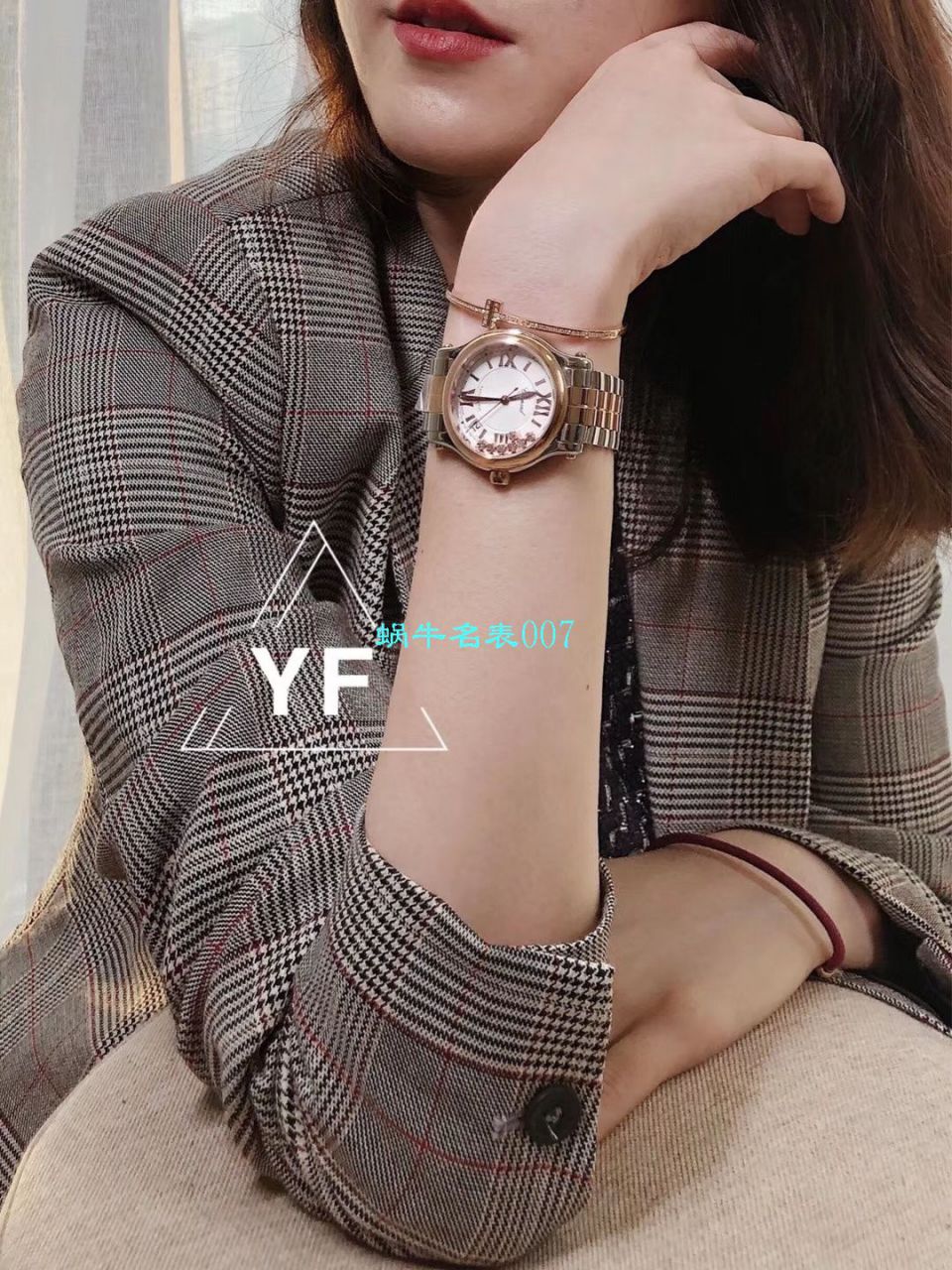 【YF Factory  top  Replica Copy 女表】 Chopard HAPPY DIAMONDS系列277472-5002,278559-6002,278582-3002 wrist watches  / XB051