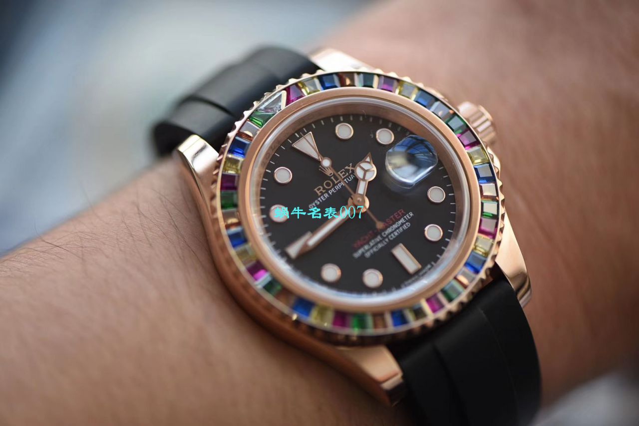 【DJ Factory Rolex糖豆 High quality  Replica Watches 】 Rolex  Yacht-Master 系列116695SATS wrist watches  / R517
