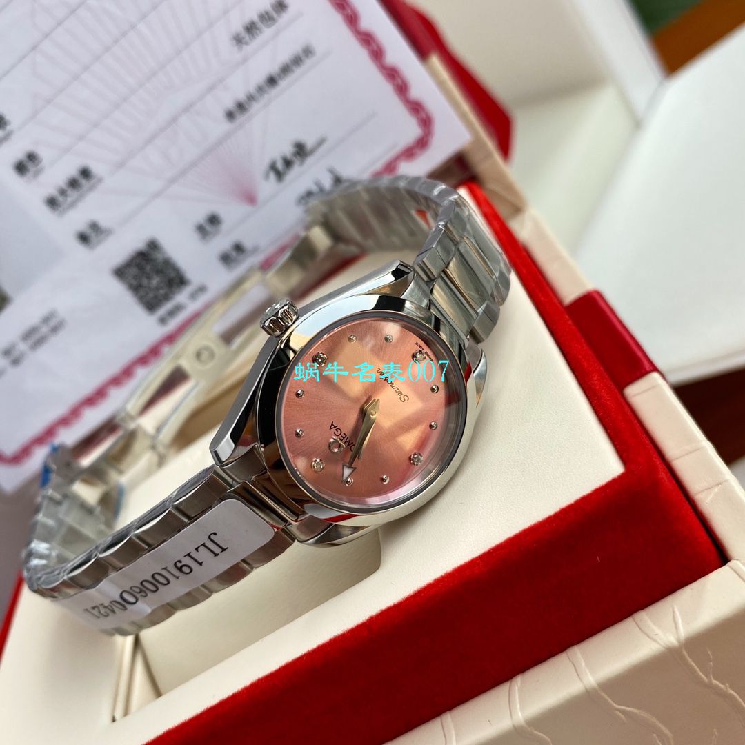 【渠道原单女表】OMEGA Seamaster 系列220.10.28.60.60.001 wrist watches  / M629