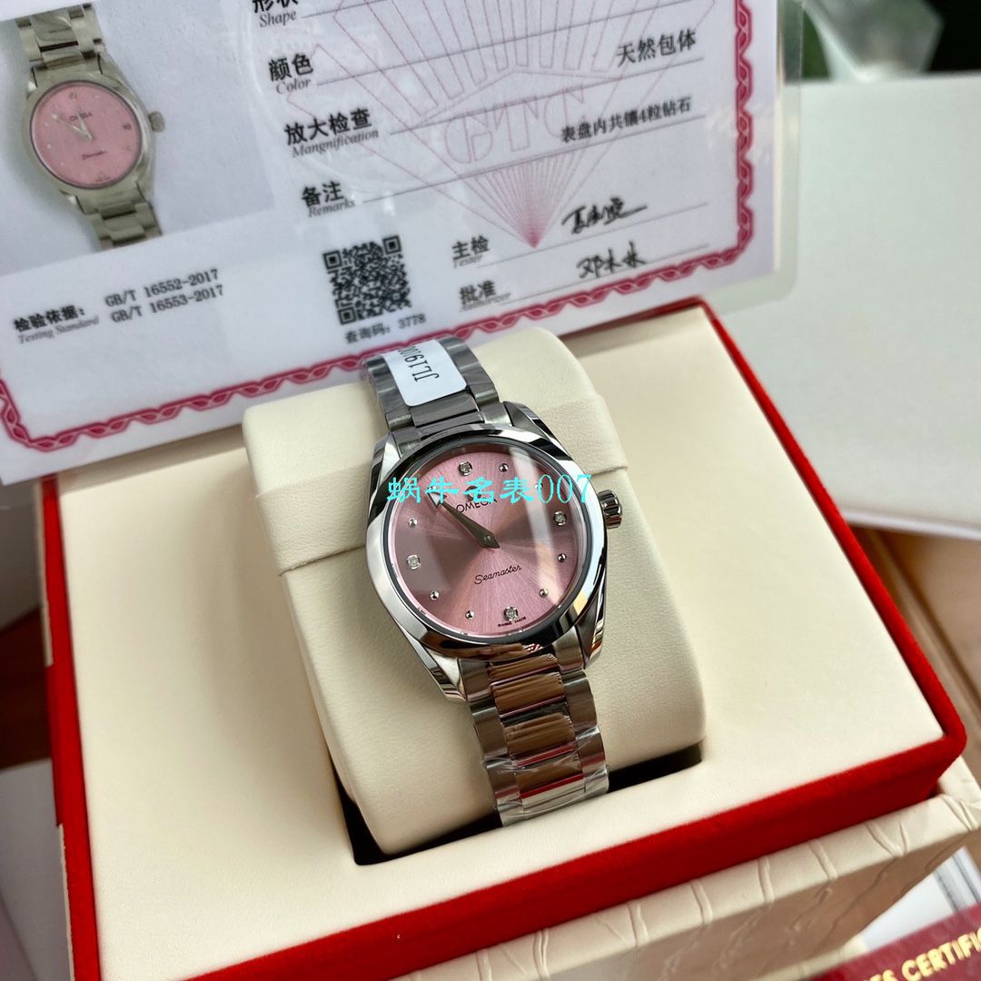 【渠道原单女表】OMEGA Seamaster 系列220.10.28.60.60.001 wrist watches  / M629