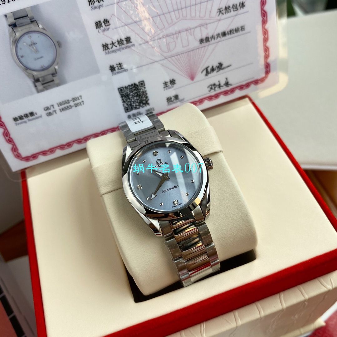 【专柜爆款，独家首发，渠道Omega女装原单】OMEGA Seamaster 系列220.10.28.60.53.001 wrist watches  / M628