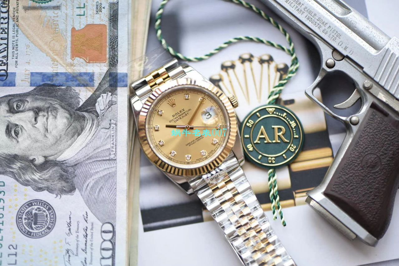 【 Video analysis 】AR Factory AR出品超强 Rolex  Datejust 41mm副本五连珠 Replica Copy 116333-72213 G / R519