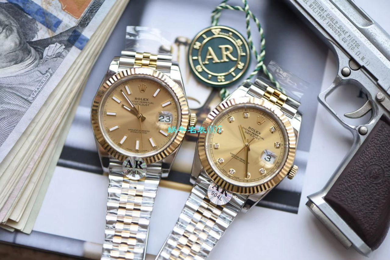 【 Video analysis 】AR Factory AR出品超强 Rolex  Datejust 41mm副本五连珠 Replica Copy 116333-72213 G / R519