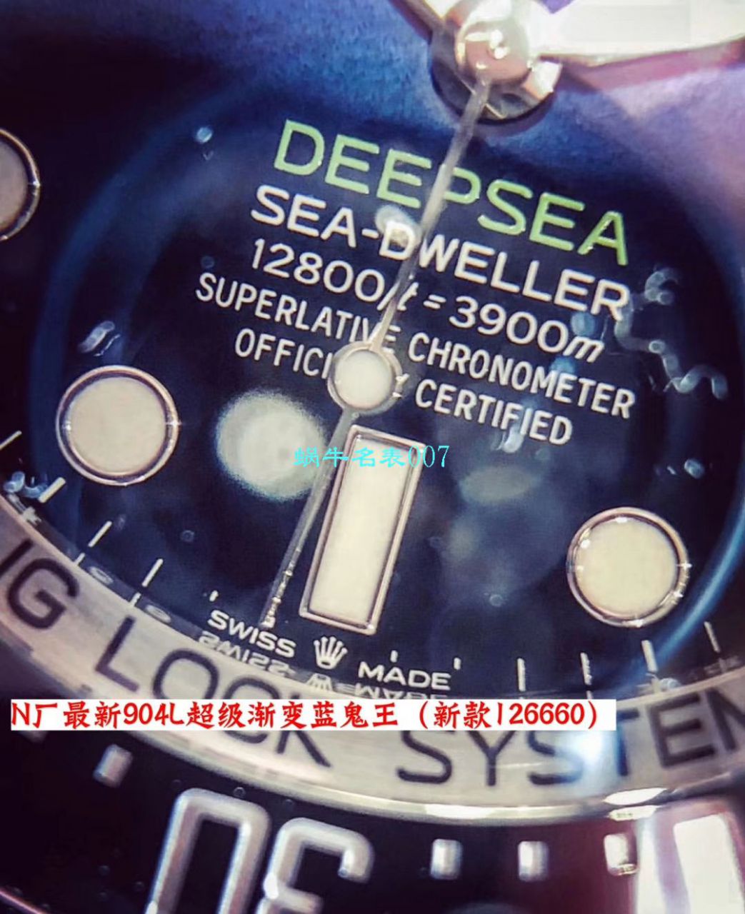 【 Video analysis 超级神器】N Factory  Replica 最新904L Replica Copy 超级渐变蓝鬼王～ Rolex m126660-0002 Watches  / R500