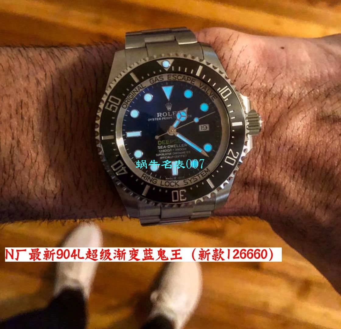 【 Video analysis 超级神器】N Factory  Replica 最新904L Replica Copy 超级渐变蓝鬼王～ Rolex m126660-0002 Watches  / R500