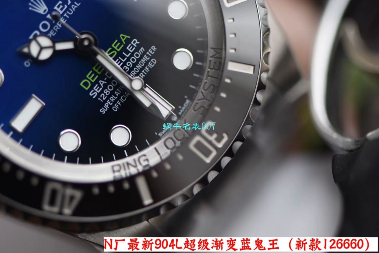 【 Video analysis 超级神器】N Factory  Replica 最新904L Replica Copy 超级渐变蓝鬼王～ Rolex m126660-0002 Watches  / R500