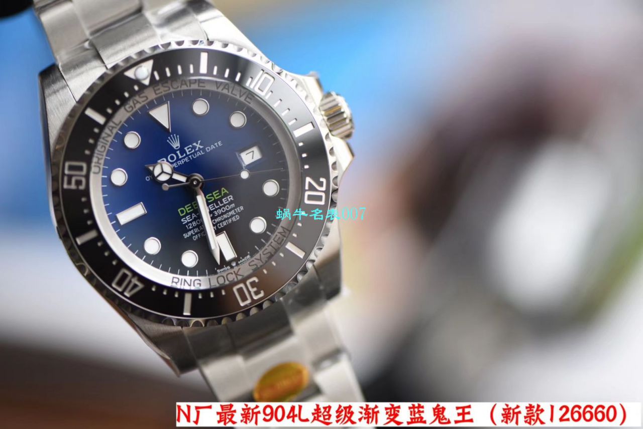 【 Video analysis 超级神器】N Factory  Replica 最新904L Replica Copy 超级渐变蓝鬼王～ Rolex m126660-0002 Watches  / R500