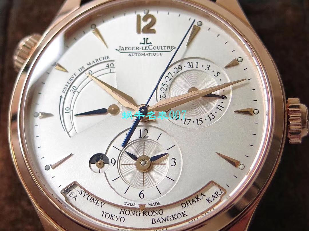 【 Video analysis ZF Factory  Jaeger-LeCoultre  Replica Copy 表】 Jaeger-LeCoultre 大师系列地理学家1422521 wrist watches  / JJ156