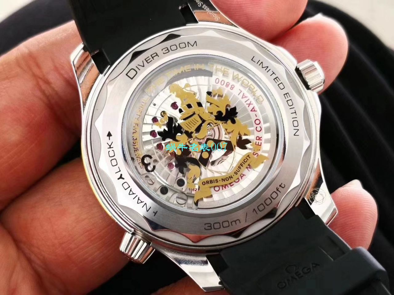 【VS Factory 最新詹姆斯邦德007限量版《女王密使》钢带款】OMEGA Seamaster 系列210.22.42.20.01.004 wrist watches  / M637