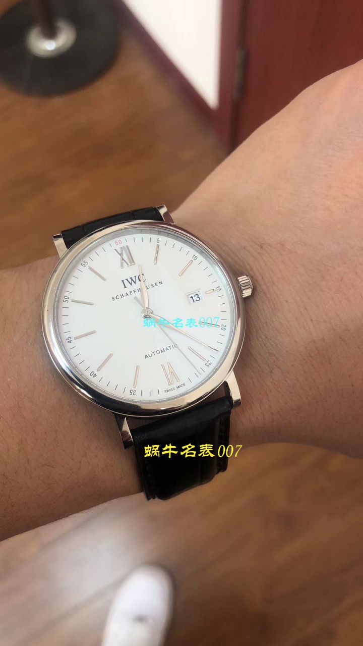 【 Video analysis V7 Factory IWC Replica Copy  Watches 】 IWC 表柏涛菲诺系列IW356501 wrist watches  / WG398