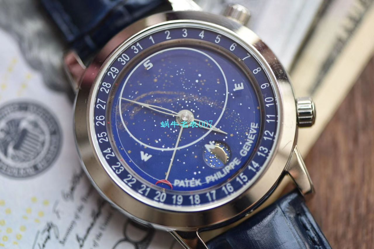 【台湾 Factory  PATEK PHILIPPE 星空 Replica Copy 多少钱】 PATEK PHILIPPE 超级复杂功能计时系列6102P-001 铂金 wrist watches  / BD238