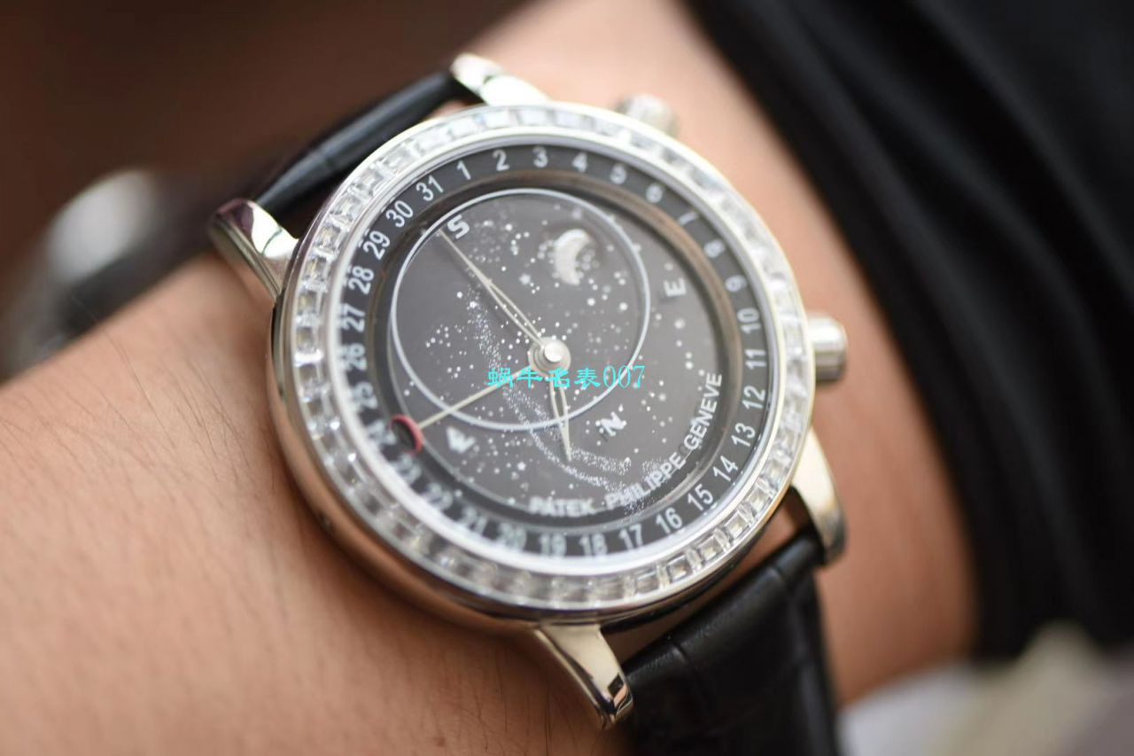 【台湾 Factory  PATEK PHILIPPE 星空 Replica Copy 多少钱】 PATEK PHILIPPE 超级复杂功能计时系列6102P-001 铂金 wrist watches  / BD238