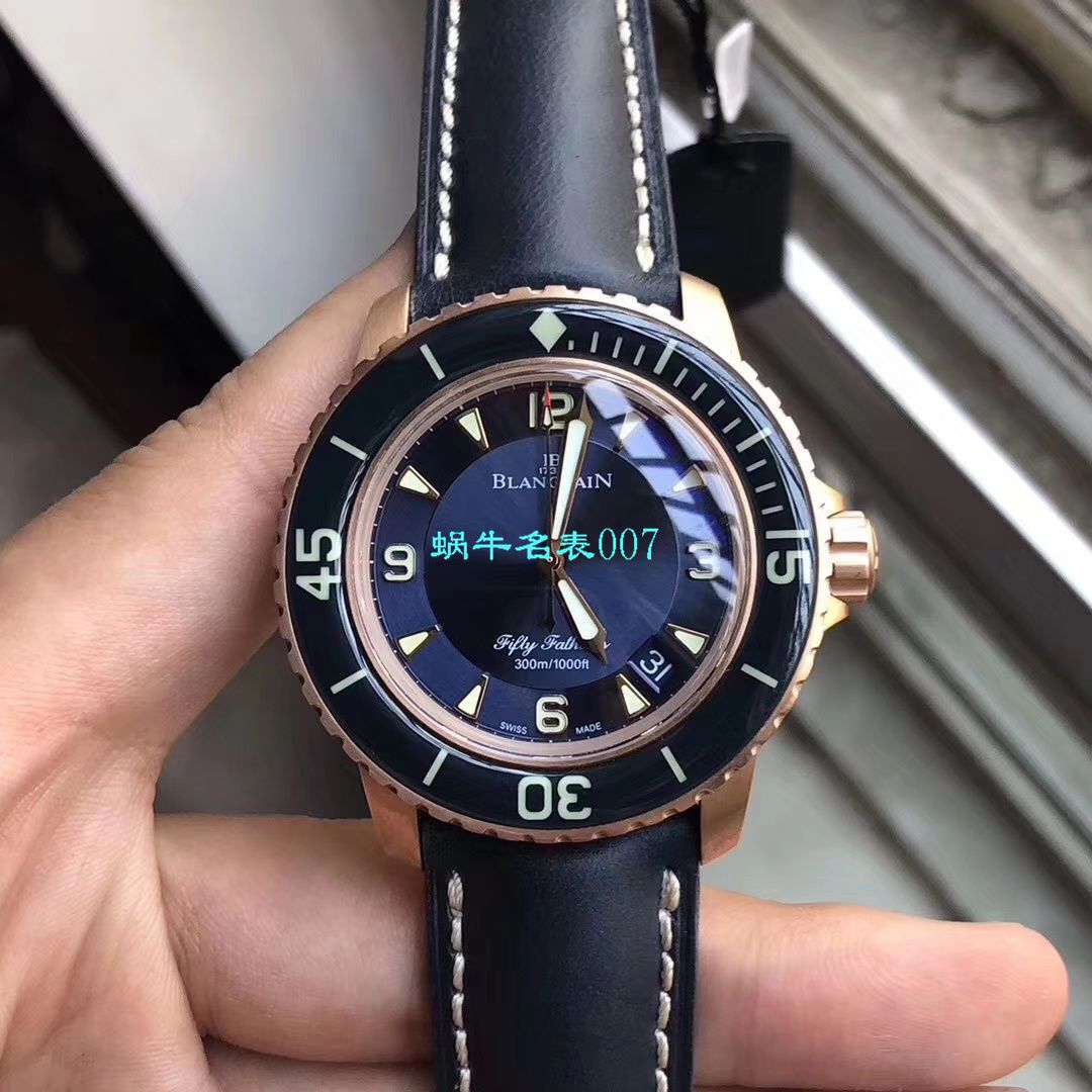 【ZF Factory Blancpain High quality  Replica Copy  Watches 】Blancpain  Fifty Fathoms 系列5015-3603C-63B wrist watches  / BP066