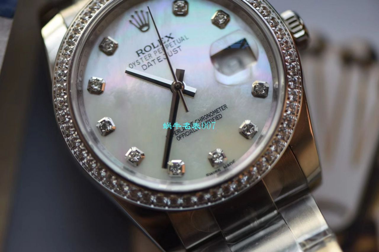 【台湾 Factory  High quality  Replica Watches 】 Rolex   Datejust 36系列m126284rbr-0012女表 / R520
