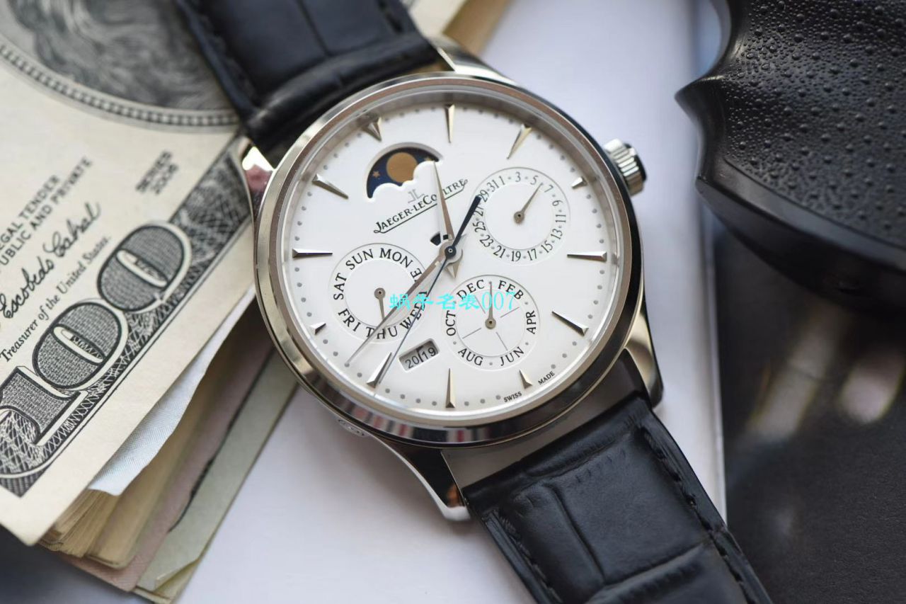 V9 Factory  Jaeger-LeCoultre 大师万年历 Replica Copy  Watches 自动机械表型号：白面130842J，黑面1308470，金面1302520，灰面130354J / JJ166