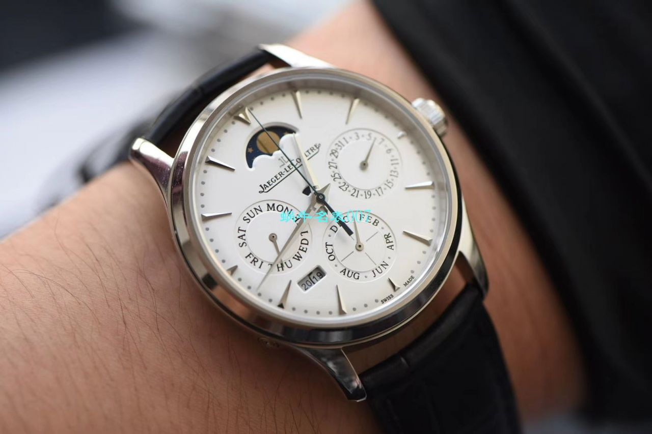 V9 Factory  Jaeger-LeCoultre 大师万年历 Replica Copy  Watches 自动机械表型号：白面130842J，黑面1308470，金面1302520，灰面130354J / JJ166