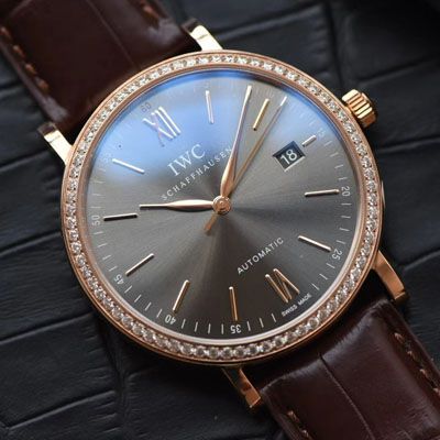 【 Video analysis V7 Factory 官网莫桑石钻版本】 Perfect  Replica Copy  IWC 柏涛菲诺系列 IW356516 自动机械男表